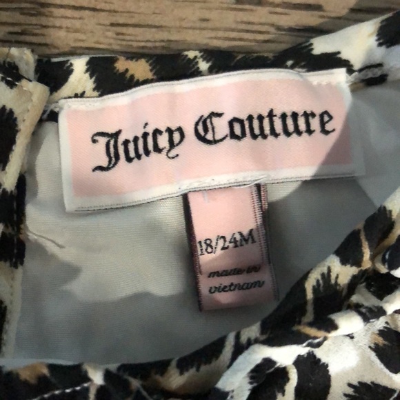 SALE Juicy Couture Cheetah print dress in size 18/24m. Great Condition. - Picture 4 of 6